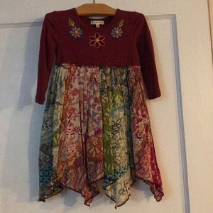 Mimi and Maggie Boho Handkerchief Dress